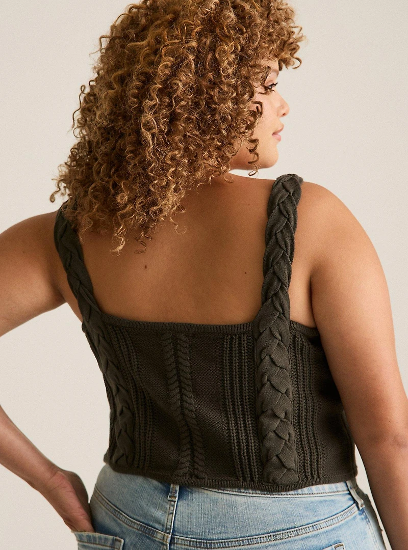 Festi Braided Sweater Tank