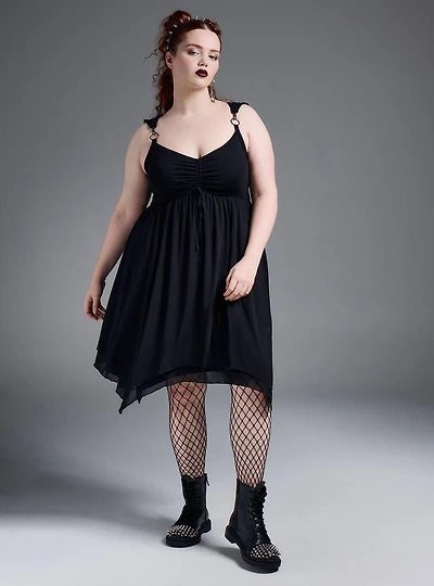 Nightfall Mesh Mini Dress