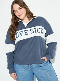 LoveSick Oversized Polo