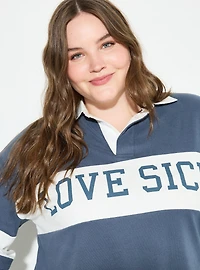 LoveSick Oversized Polo
