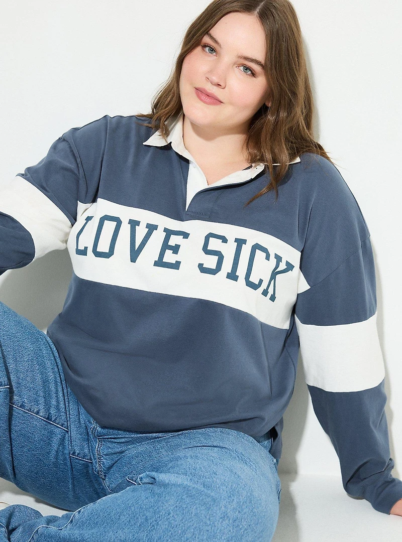 LoveSick Oversized Polo
