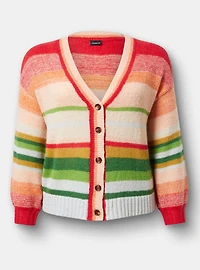 Drop Shoulder Textured Cardigan