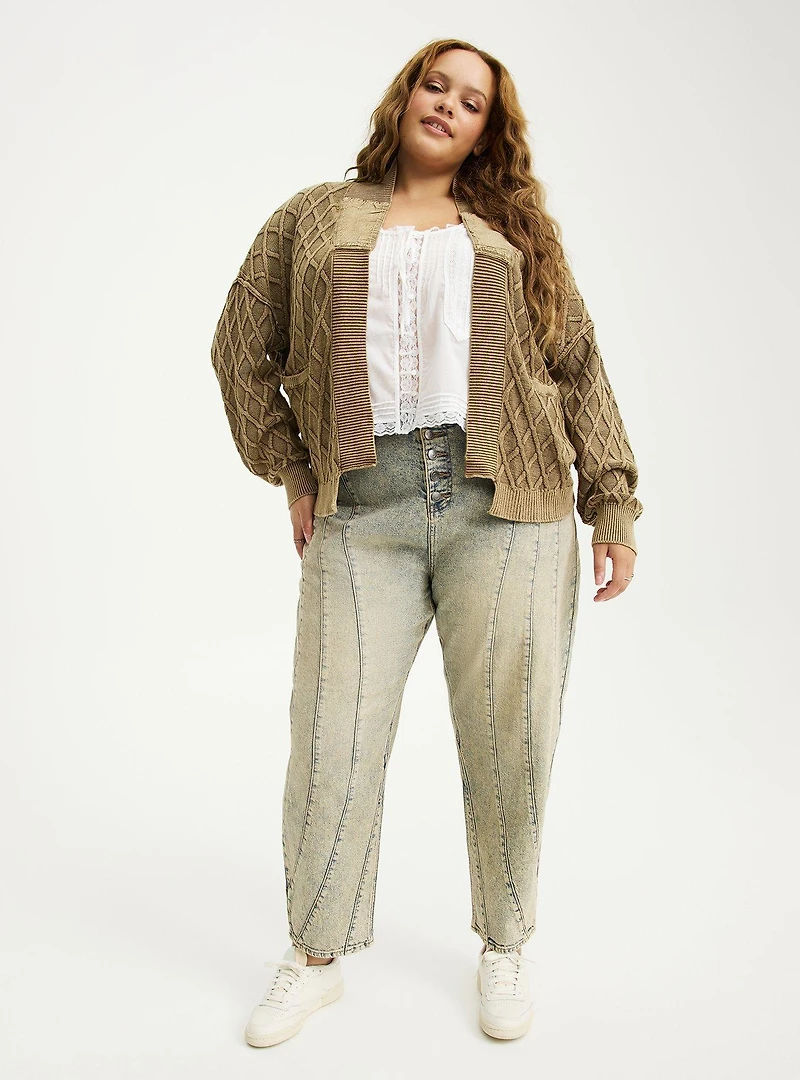 Festi Cropped Cardigan