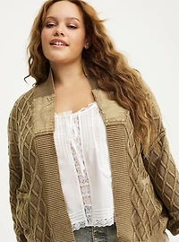 Festi Cropped Cardigan