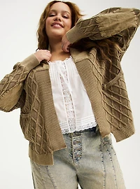 Festi Cropped Cardigan