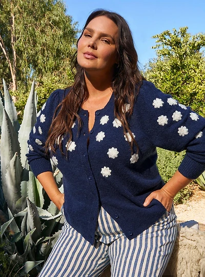 Belle Isle Button Front Cardigan