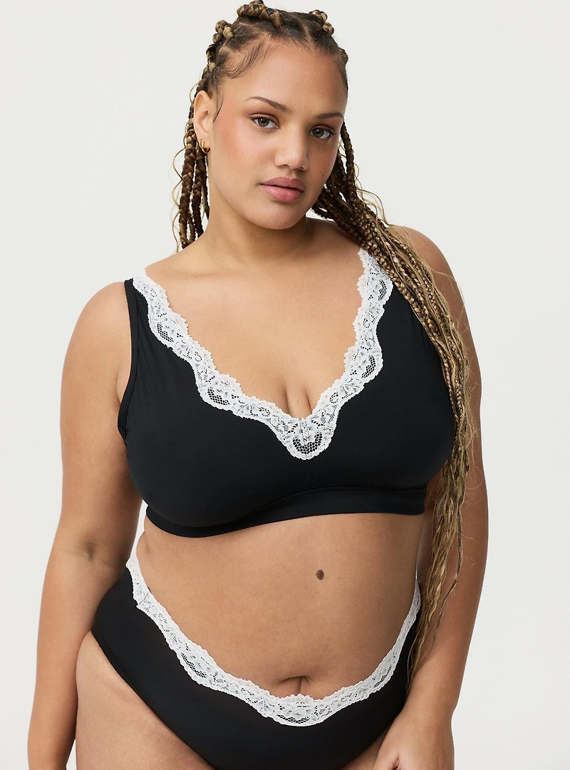 Microfiber High Apex Bralette