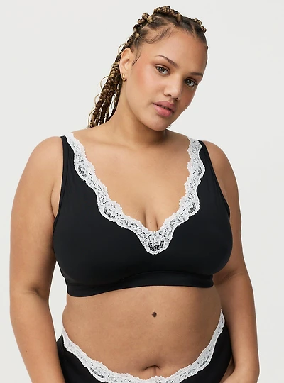 Microfiber High Apex Bralette