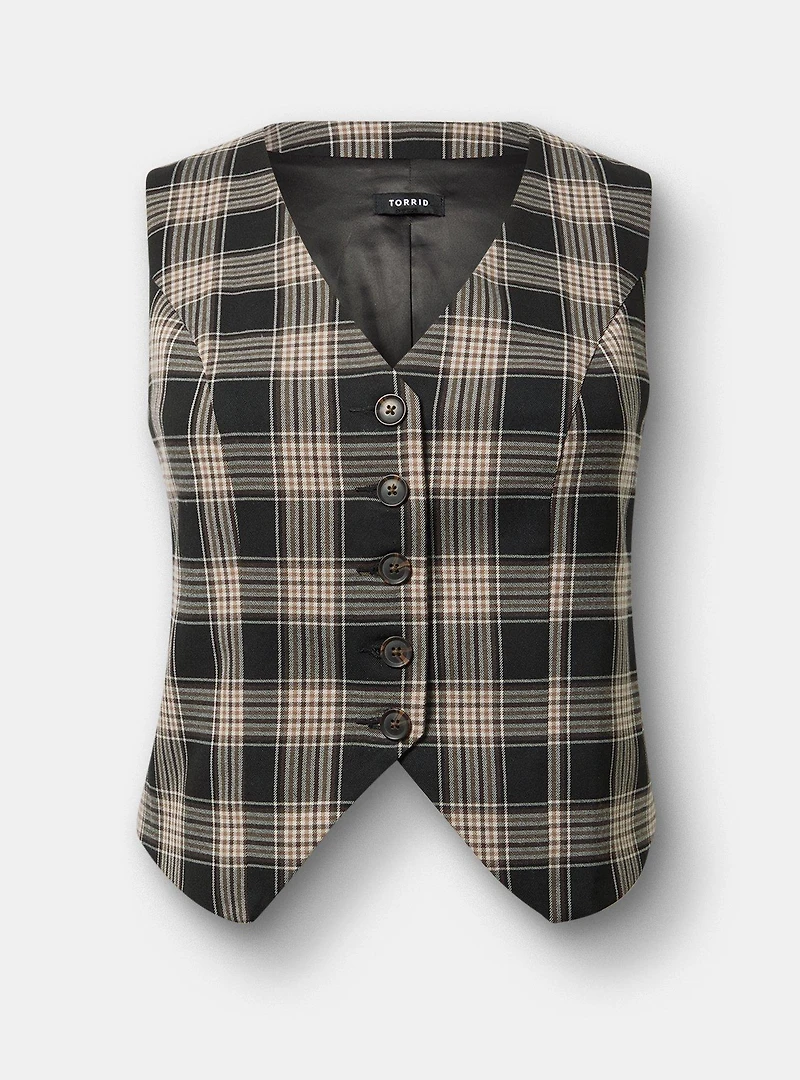 Fitted Button-Up Vest