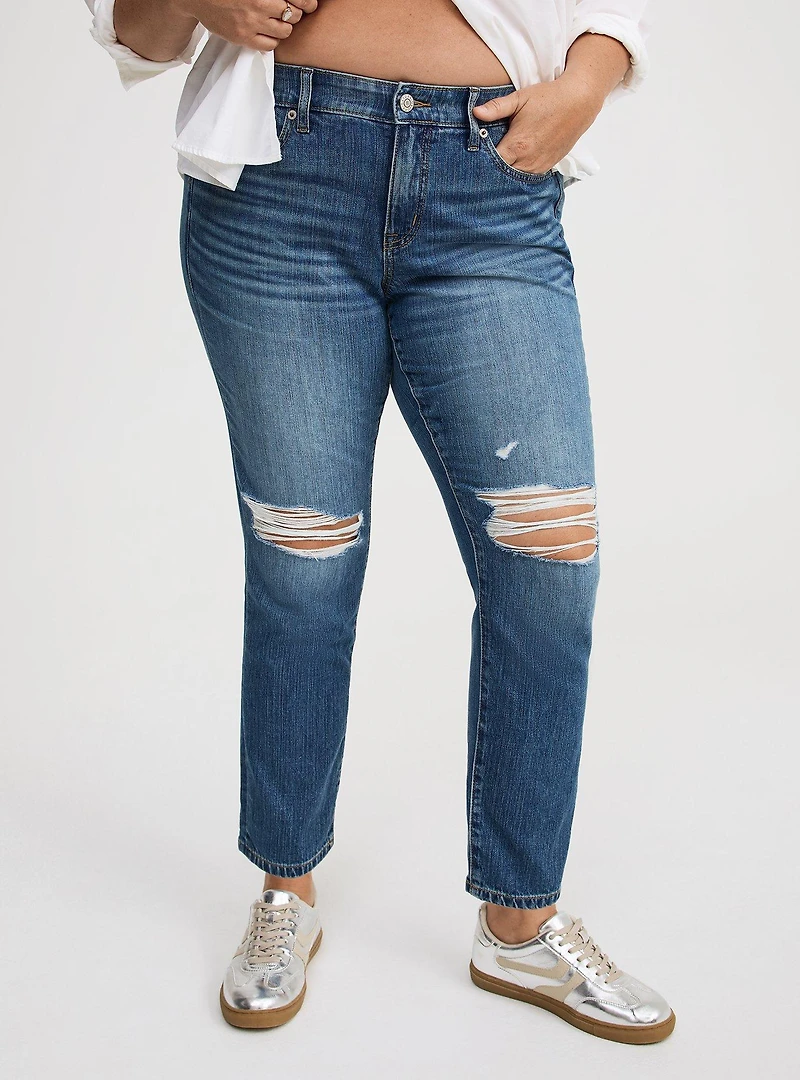 Perfect Boyfriend Mid-Rise Jean