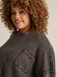Festi Boxy Long Sleeve Crop Tee