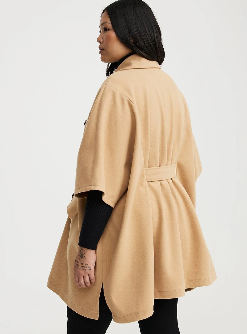 Softest Coat Tie-Front Cape