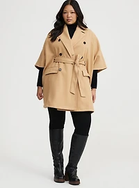 Softest Coat Tie-Front Cape