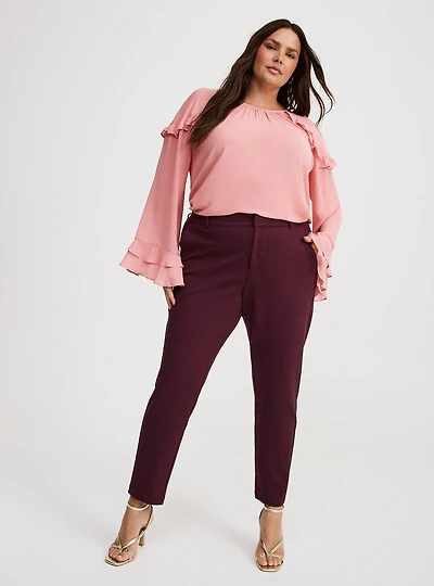 Modern Slim High-Rise Trouser
