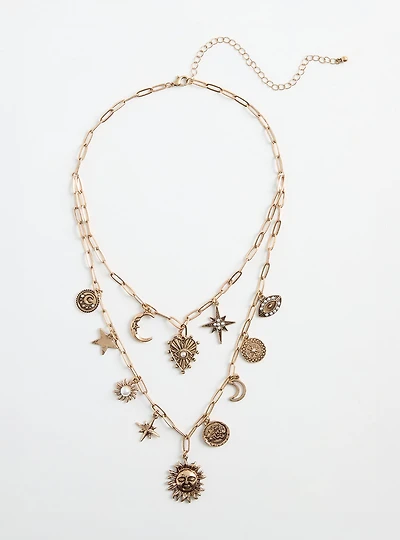 Charm Layered Necklace
