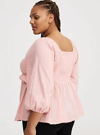 V-Neck Babydoll Top