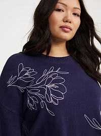 Drop Shoulder Pullover Sweater