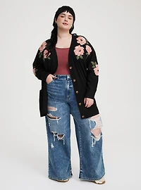 V-Neck Boyfriend Luxe Cozy Cardigan