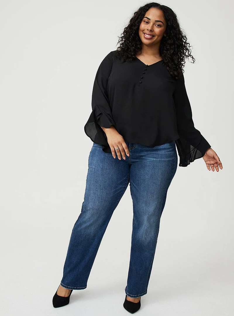 Harper Ruffle Sleeve Top