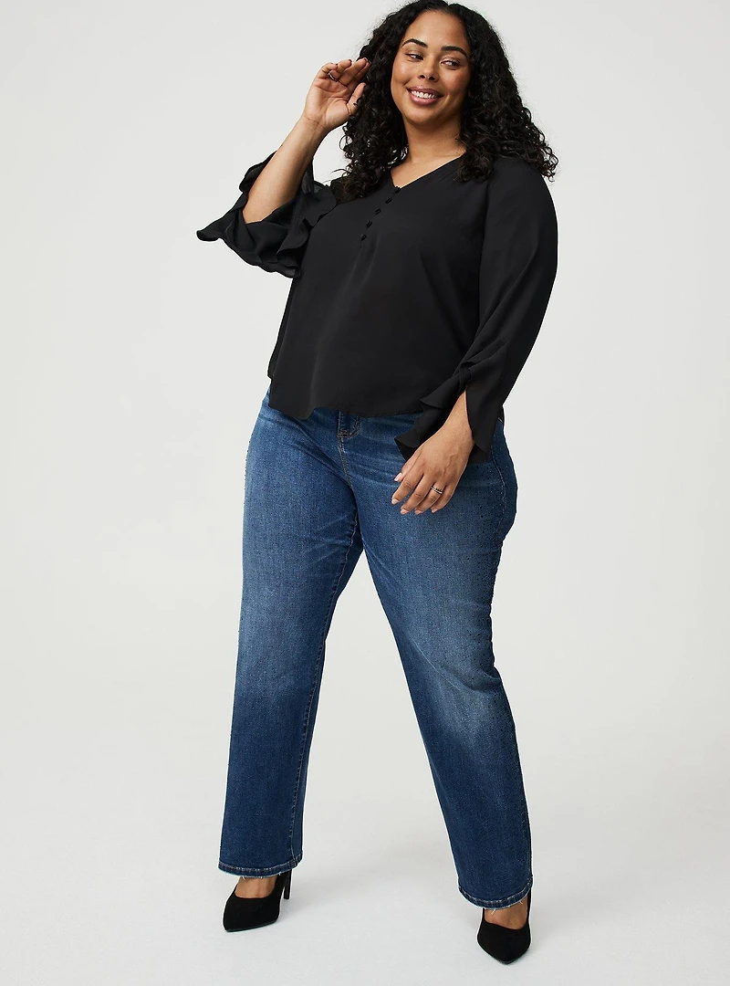 Harper Ruffle Sleeve Top