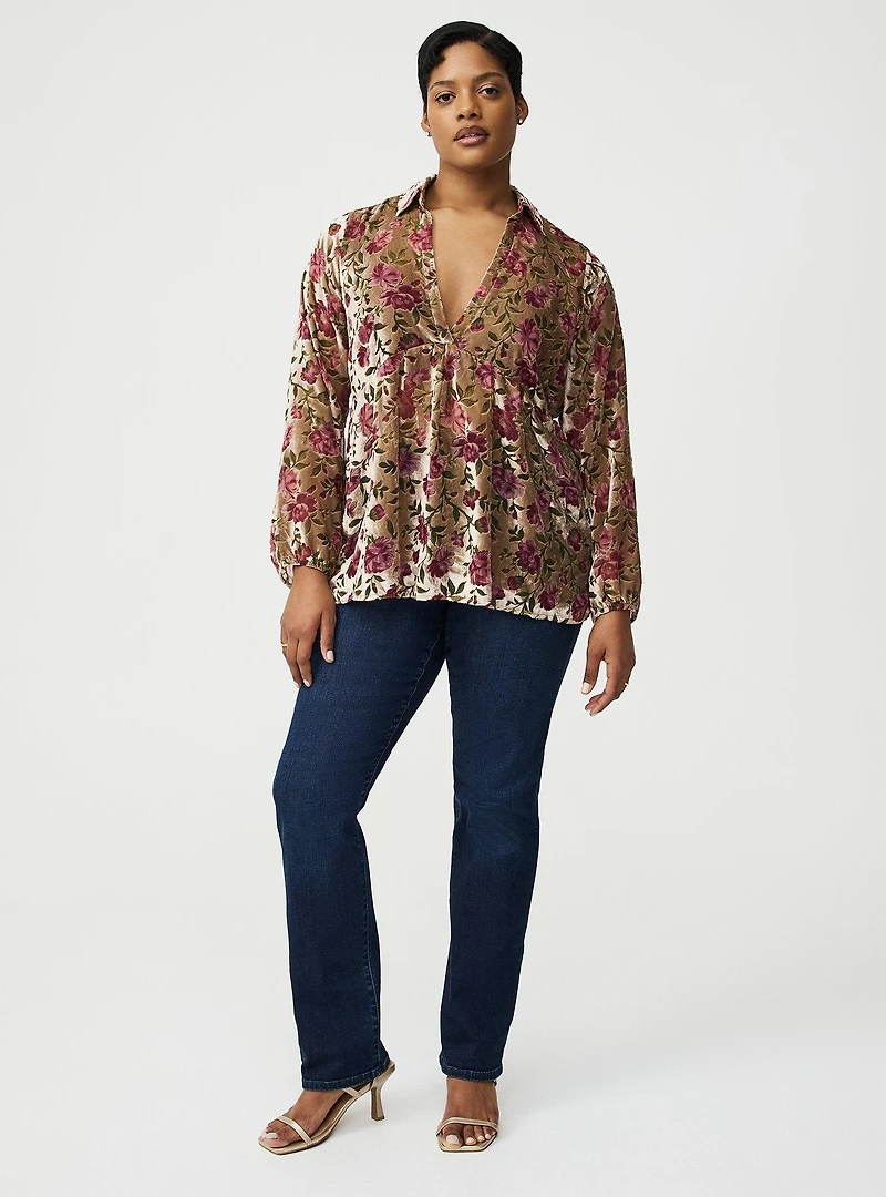 Velvet Hi-Lo Tunic Top