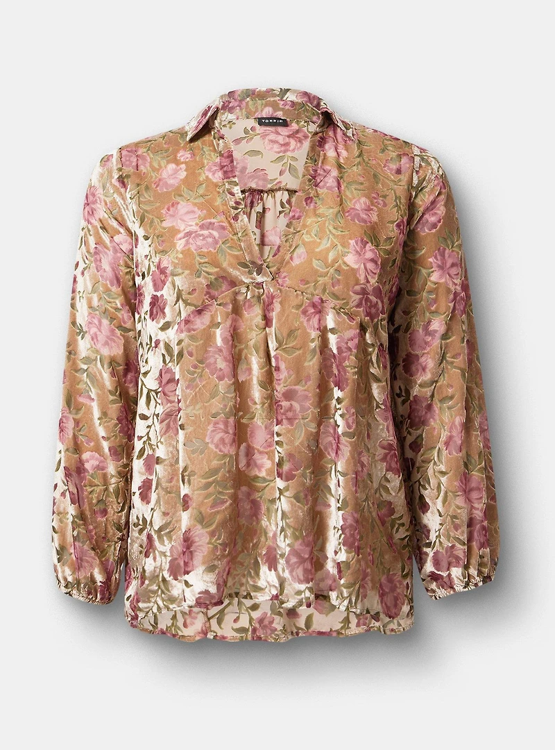 Velvet Hi-Lo Tunic Top