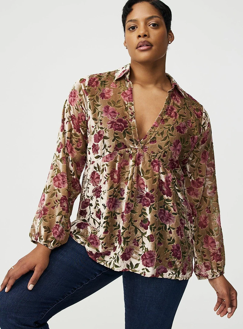 Velvet Hi-Lo Tunic Top