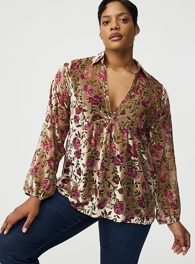 Velvet Hi-Lo Tunic Top