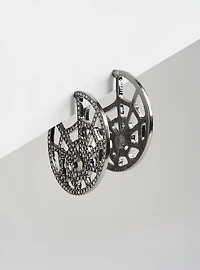 Spiderweb Hoop Earring