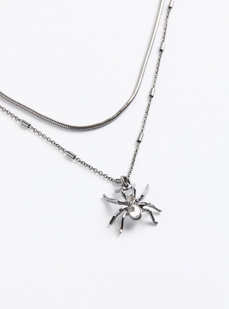 Spider Layered Necklace