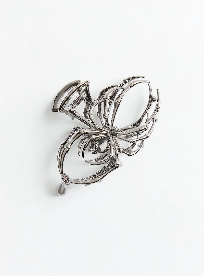 Bejeweled Spider Clip