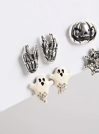Bat Stone Stud Earring Set