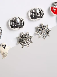 Bat Stone Stud Earring Set