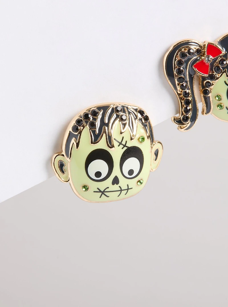 Mr. & Mrs. Halloween Statement Earring
