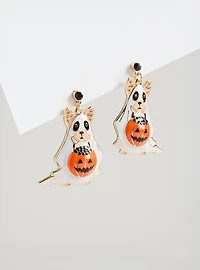 Dog Ghost Statement Earring