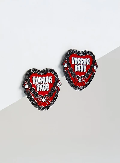 Horror Babe Cake Earring
