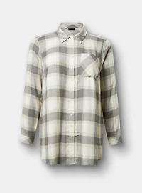 Lizzie Flannel Button-Up Shirt