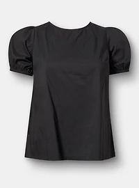 Studio Poplin Back Bow Top