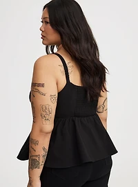 Peplum Corset Bow Top