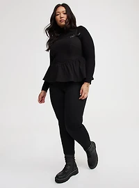 Peplum Corset Bow Top