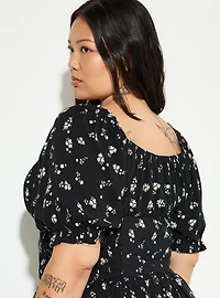 LoveSick Smocked Crop Top