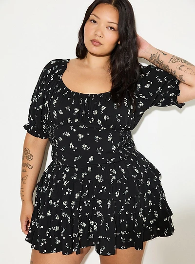 LoveSick Smocked Crop Top