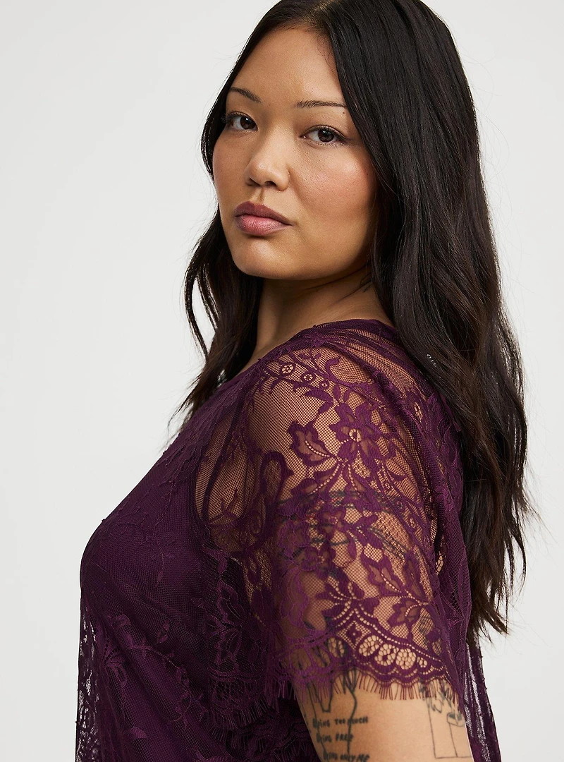 Abbey Short Sleeve Lace Top