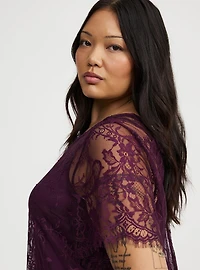 Abbey Short Sleeve Lace Top