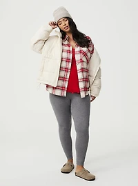 Oversized Cotton Flannel Shirt