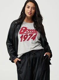 Wide Leg High-Rise Pull-On Velvet Pant