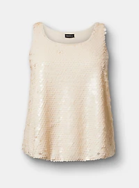 Sequin Crop Tank