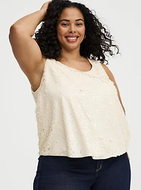 Sequin Crop Tank