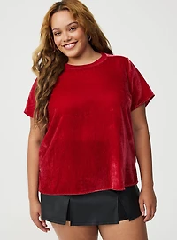 Velvet Crew Top