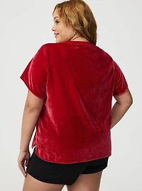 Velvet Crew Top